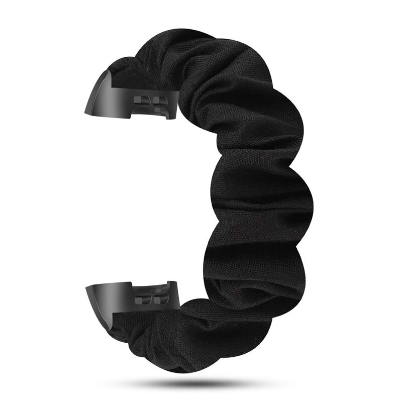 Scrunchies Elastic Strap For Fitbit Charge 4/Charge 3 Women Soft Leisure Fabric Replacement Bracelets For Fitbit Charge4 Correa: Color 2 / For Fitbit Charge 4