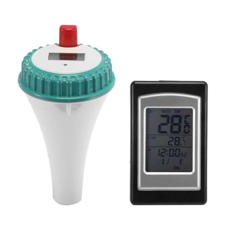 Hermometer With LCD Receiver Waterproof Temperature Meter For Swimming Pool Spa Tub