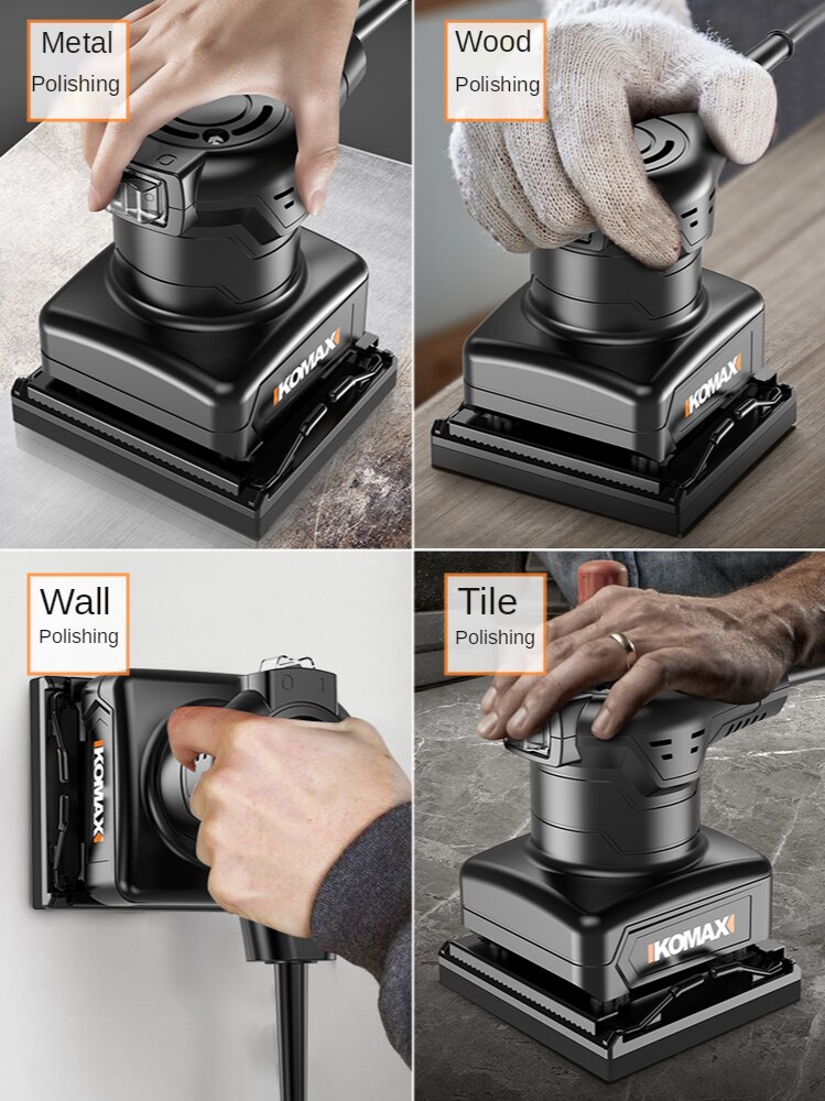 Flat sanding machine wood floor wall grinding machine wood board polishing sandpaper putty electric small tools