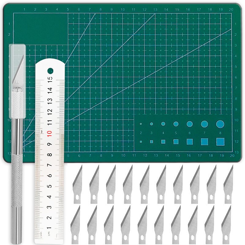 Carving Knife Set Carving Knife Tools Paper Cut Model Cutter Engraving Cutter With Knife Blades Cut Handicraft