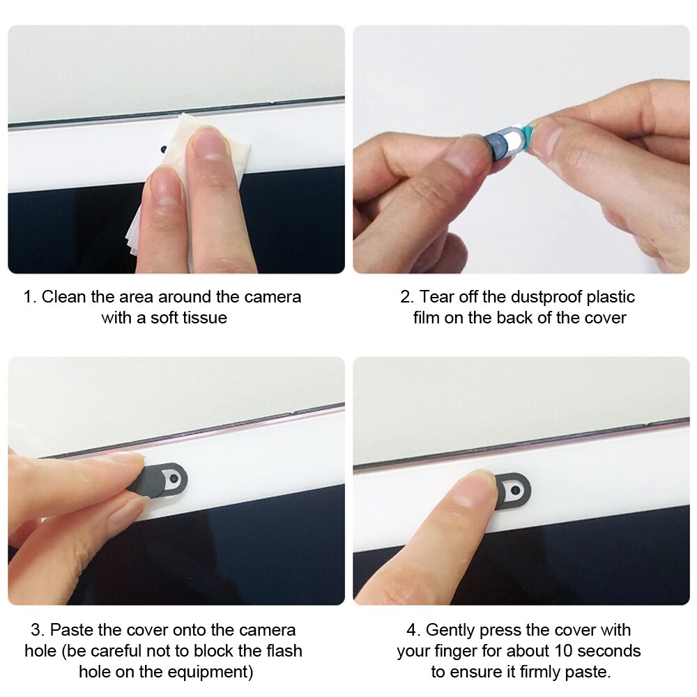 3PCS/6PCS WebCam Cover Shutter Plastic Universal Camera Cover Web Cam Slider Privacy Sticker for iphone Tablet PC Laptop