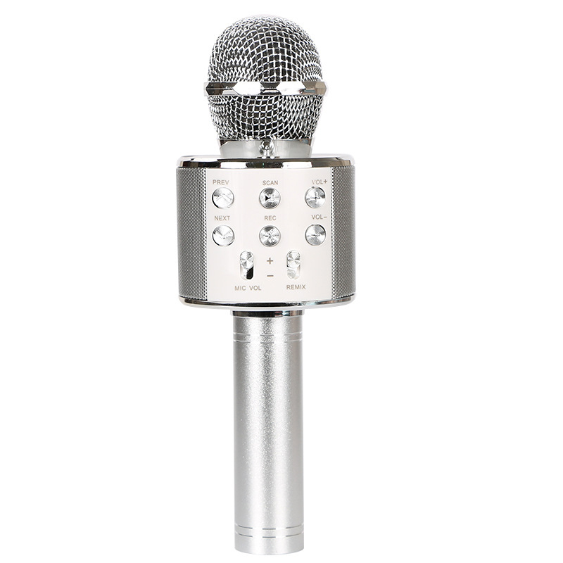 Karaoke Wireless Microphone Mic For Cell Mobile Phone Do Singing Bluetooth Condenser Mikrofon Blutooth Smartphone Micro DJ Audio: Orange
