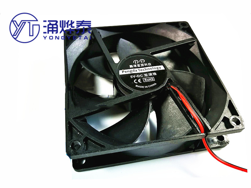 YYT 9025 cooling fan 9225 5V 12V 24V 9CM silent computer case server oil/hydraulic/ball bearing