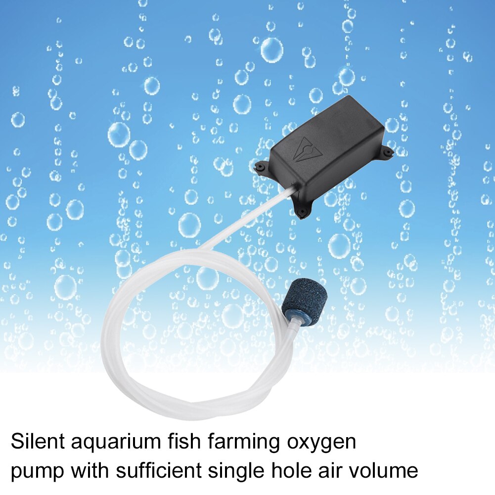 Stille Mini Air Compressor Soft Pomp Voldoende Luchtvolume Enkele Outlet Aquarium Toename Zuurstof Pomp Vissen Tank Accessoires