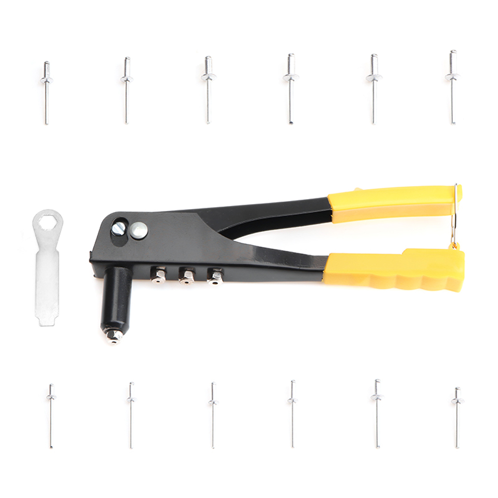 Heavy Duty 380 PCS Riveter Set Blind Rivet Machine Assortment Riveter Kit Pratical Hand Tool Set
