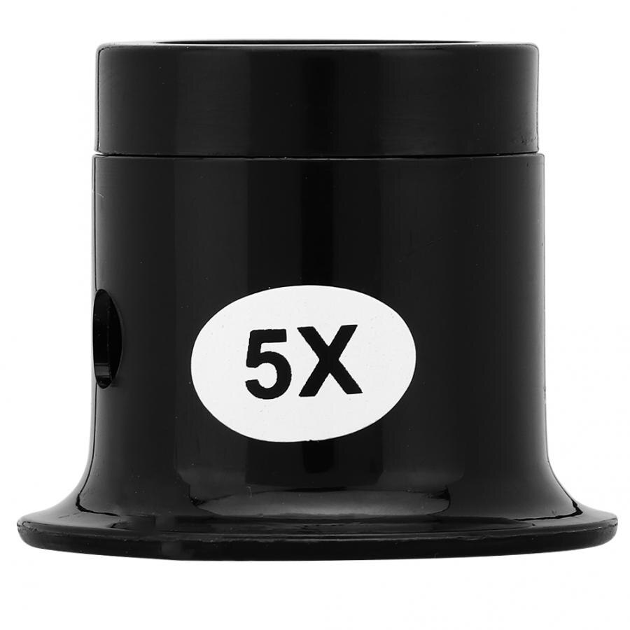 5X 10X Monocular Magnifier Eye Loupe Lens Loop Magnifying Optical Glass Plastic Jewelry Watch Repair Tool for Jeweler Watchmaker: 5X