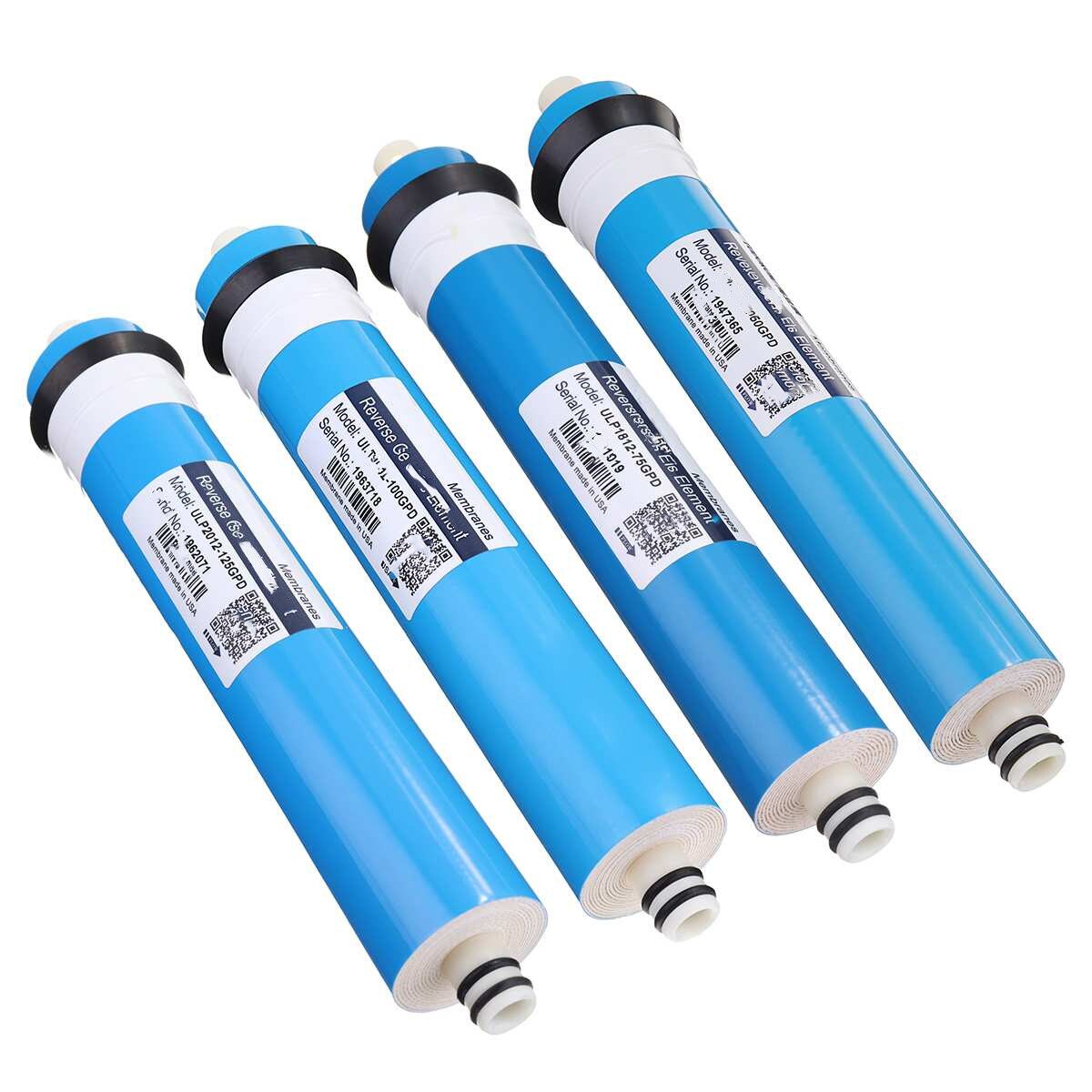 2 Stuks Thuis 100G Ro Membraan Omgekeerde Osmose Vervanging Water Systeem Filter Zuivering Water Filtratie Verminderen Bacteriën Keuken