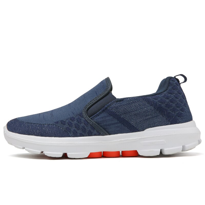 Mocassins de Golf pour hommes, chaussures d'été respirantes à clous, de Sport, de marche, d'entraînement pour l'été, sans lacet: blue / 10