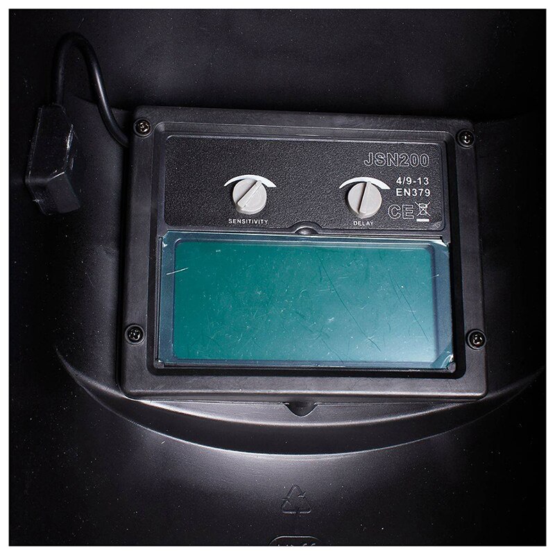 Welding Mask Helmet Solar Automatic Welding (Use Solar Energy for Refill) Black Skull and Spider web Protective Accessory