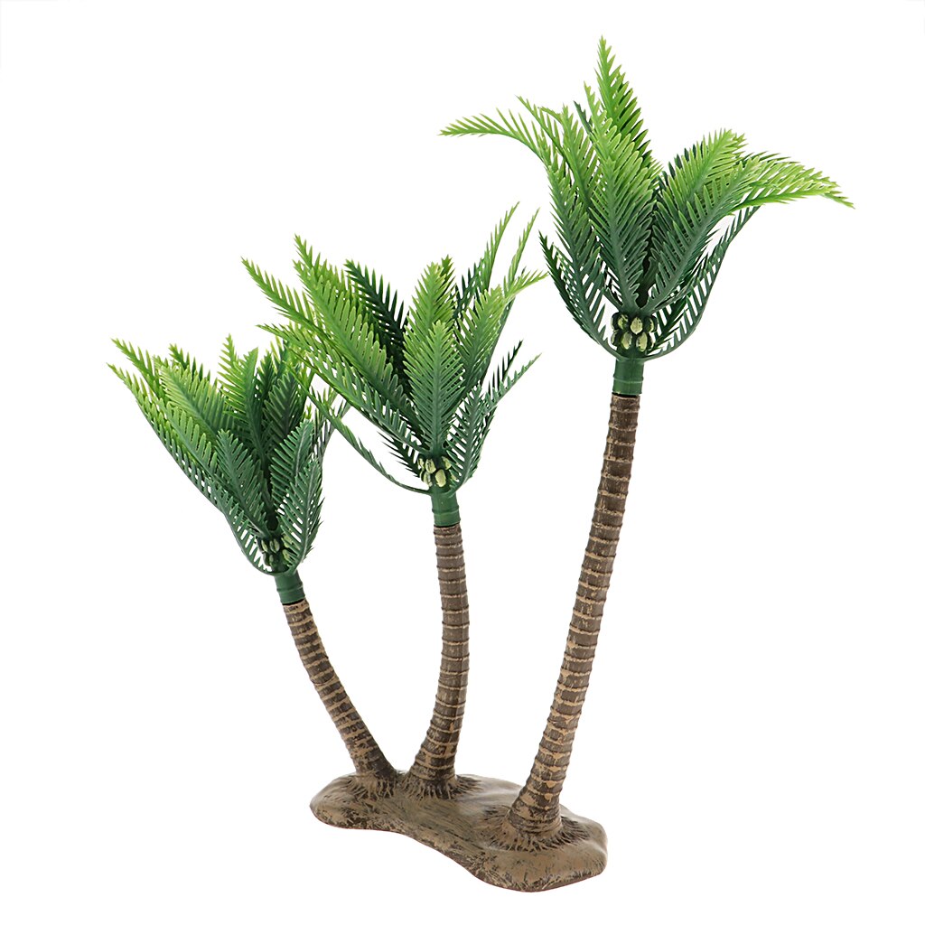 Modelo de paisaje palmeras de coco modelo juguetes clásicos árbol modelo