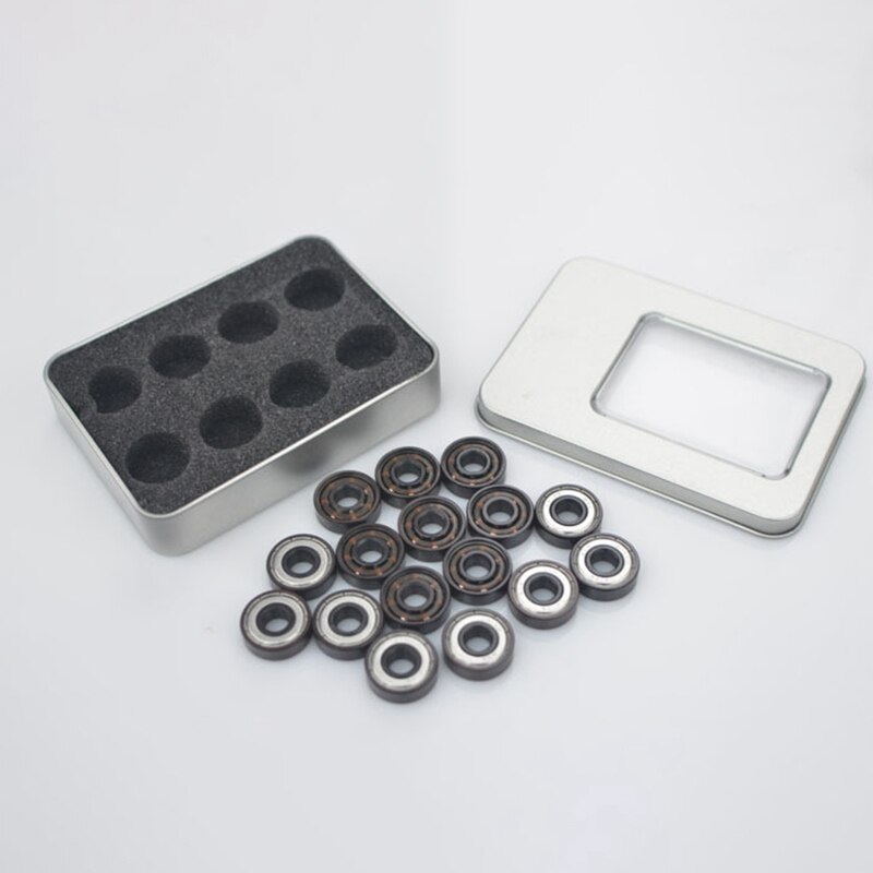 Fast Speed 608 Schaatsen Lagers Zwarte Ballen Skateboard Kralen Lagers 608 Skates