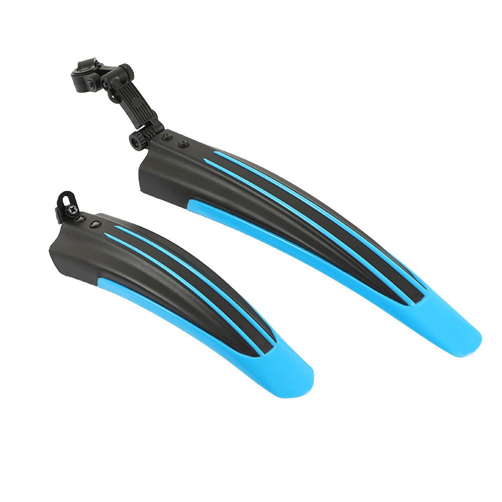 2pcs MTB Bicycle Splash Fender Guard Front/Rear Tire Wheel Fenders Mudguard for 20-26 inch MTB Bike Cycling Accessories: Sky Blue