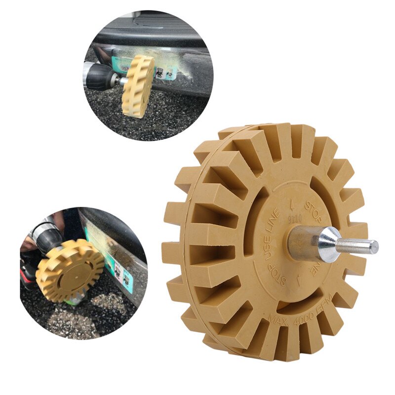 Gummi Radiergummi Rad Für Entfernen Auto Kleber Aufkleber Auto Reparatur Farbe Werkzeug Pneumatische Entschleimung Rabatt