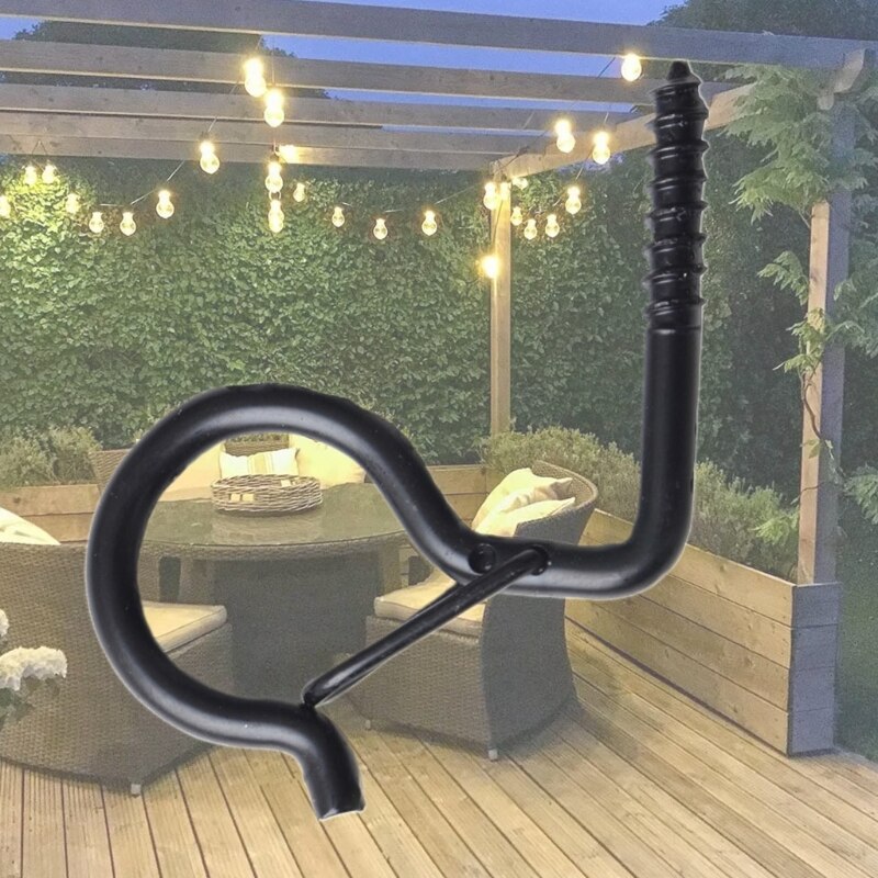 20/40 sztuk domowego śruba z haczykiem z klamra bezpieczeństwa projekt haczyk robić zawieszania lampy nadaje się robić światła zewnętrzne