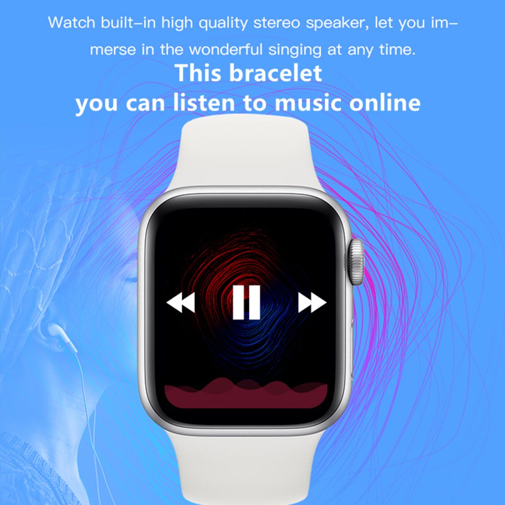 Smartwatch X6 - 1.54" Full Touch - Bluetooth Calls - Music Control - Health Tracker - For Android & iOS