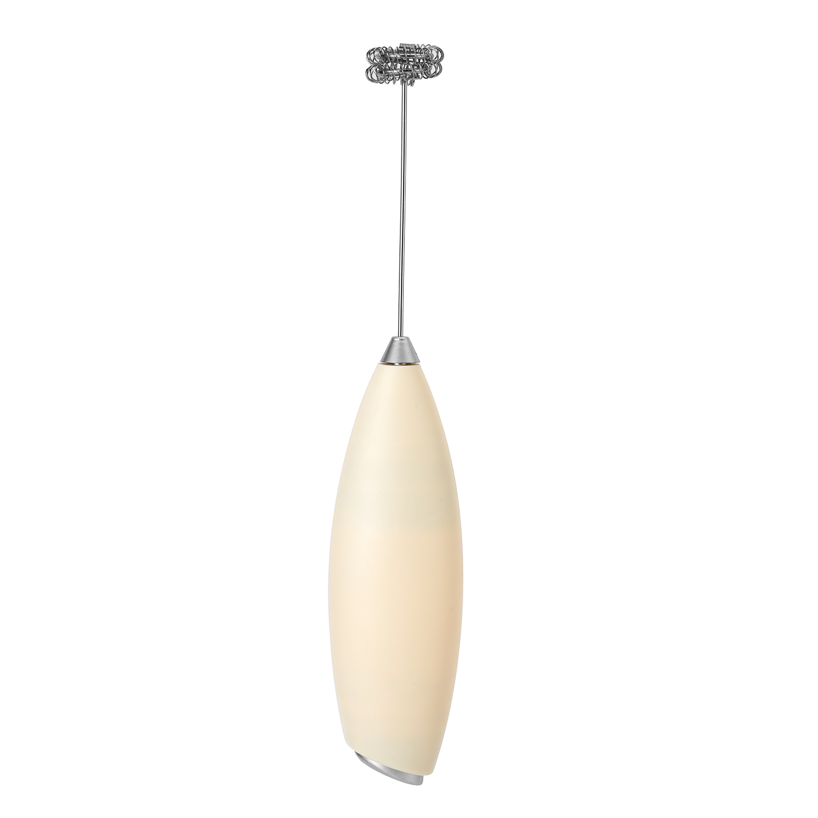 Batidora de mano eléctrica para huevos, Espumador de leche, Mini mezclador de bebidas inalámbrico, herramientas para agitar la cocina del hogar, 1 ud.: Beige