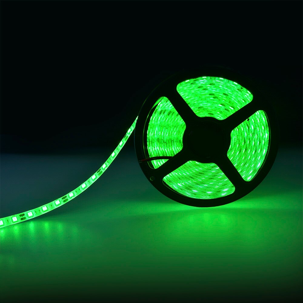 DC 12V 5M Waterproof LED Strip SMD5050 5050 RGB 60LEDs/M Flexible Light 5050 LED Strip RGB White/Warm White/Pink/Blue/Green/Red