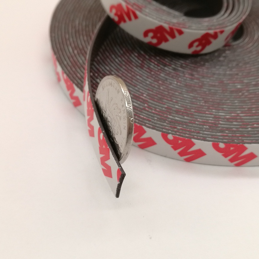 10 meter gummimagnet 10*1 mm självhäftande flexibel magnetremsa gummimagneter tejp bredd 10 mm tjocklek 1 mm 10 x 1 mm
