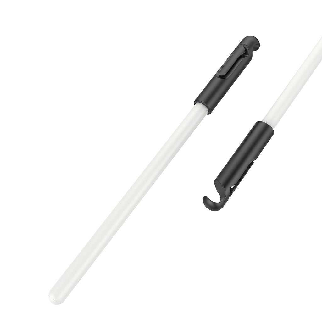 Rysik dotykowy robić jabłko ołówek kreatywne pióro uchwyt stalówka uchwyt płaski uchwyt ekran dotykowy pióro robić telefonu tablet-L04: czarny