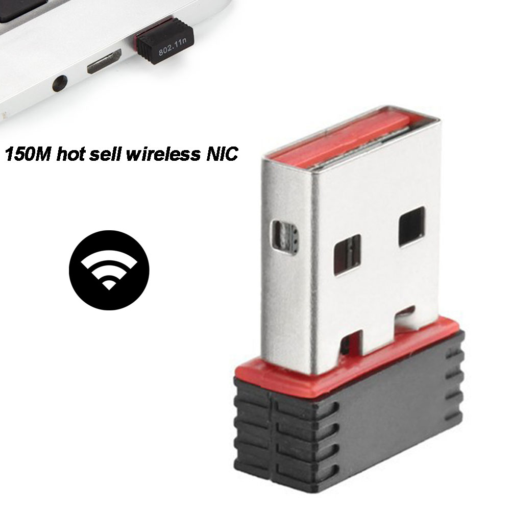 USB Für PC Wifi Adapter Dongle Mini LAN Empfänger 150Mbps Drahtlose Netzwerk Karte