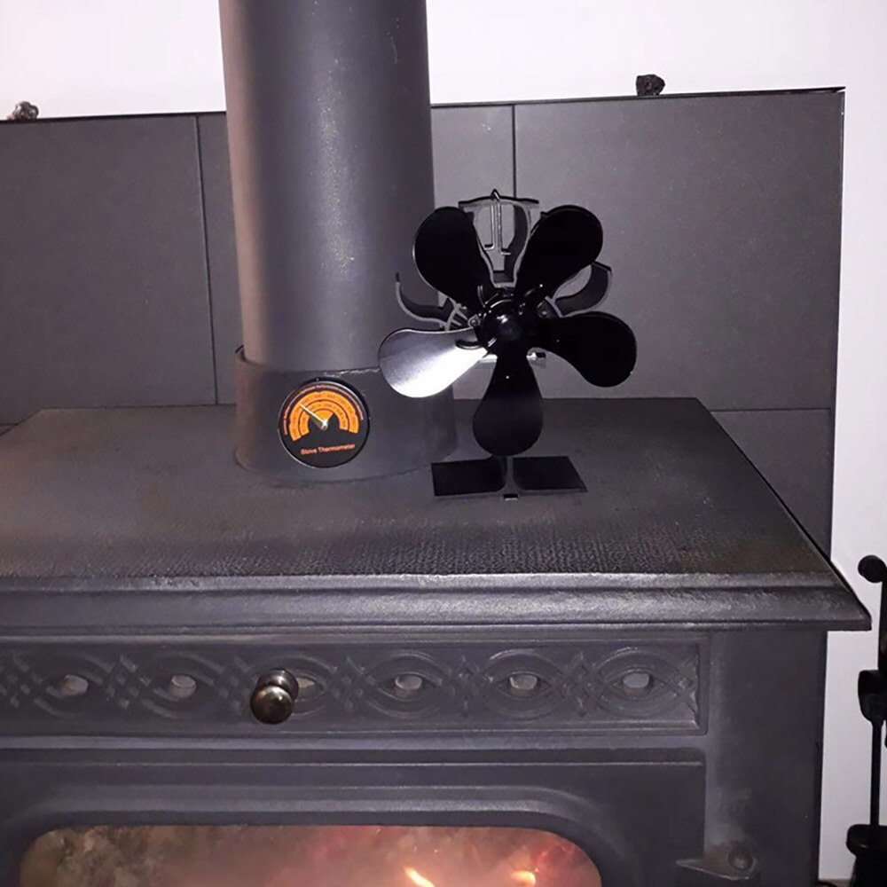 Magnetic Wood Stove Thermometer Fireplace Fan Stove Thermometer With Probe Household Sensitivity Barbecue Oven Tool