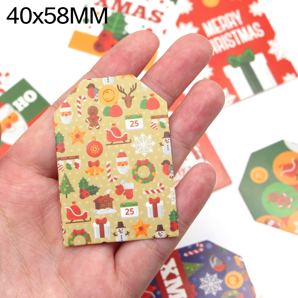 Weihnachten Stichworte Gedruckt Karikatur Kraft Papier Etikett Weihnachten Stichworte Mit Seil Hängen Stichworte Für Party/Heimat Dekoration DIY weihnachten Baum