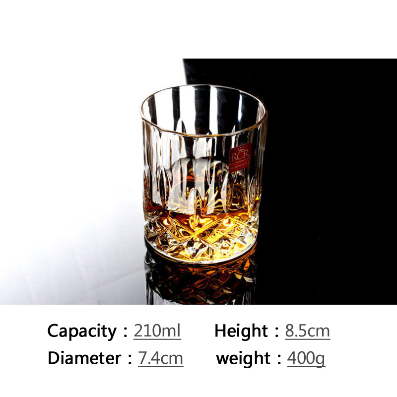 Whiskey Wine Glass Lead-free High Capacity Beer Glass Wine Cup Bar Hotel Drinkware Brand Vaso Copos glass cup