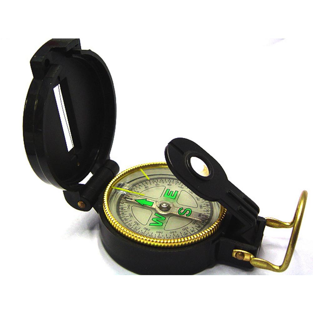 None Camping Mountaineering Adventure Navigation Multi-function Folding Pocket Compass: Default Title