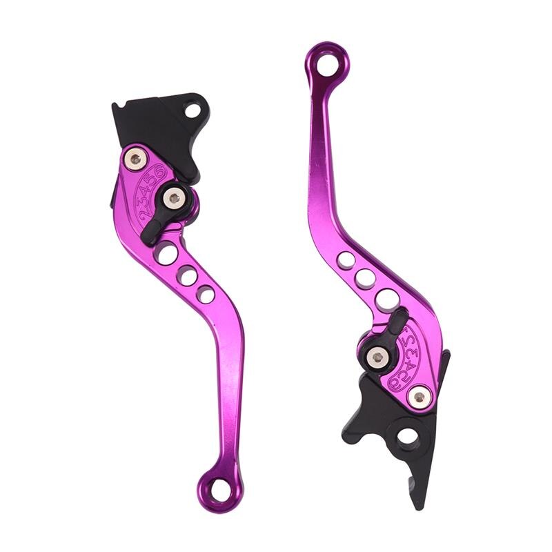 2 uds. De manija de freno de motocicleta, manija de palanca de freno de embrague de aleación CNC para motocicleta, ajuste de para modificación de motocicleta