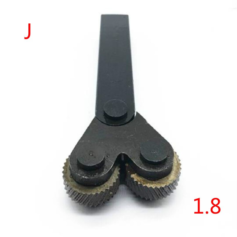 Moledor de doble rueda para torno, herramienta moleteadora de 1,8mm, de paso lineal, para engranajes de torno