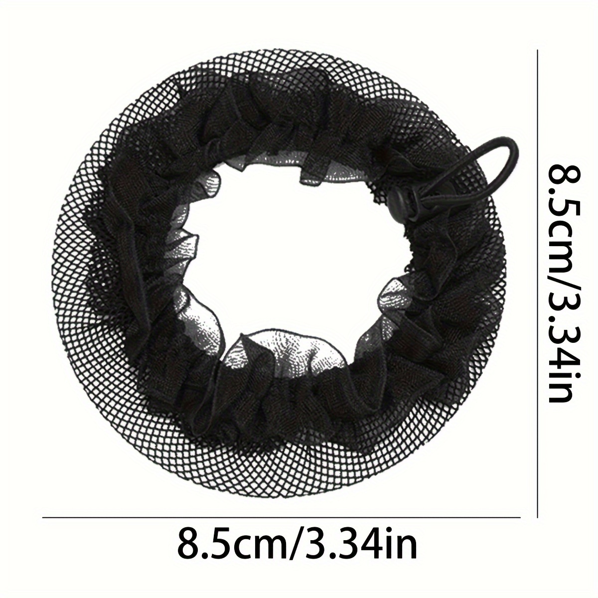 Osynligt hårnät hårknut hårspänne hårskydd för vuxna, flygvärdinnor, sjuksköterskor, ballerinor och dansare, med hår
