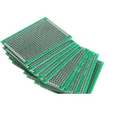 10 stücke doppelt Seite Prototyp PCB Verzinnt Universal- Steckbrett 5x7 cm 50mm x 70mm FR4