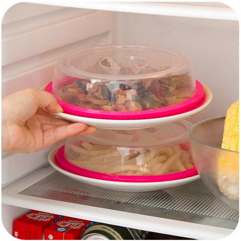 Sealing Cover Stacked Freezer Fresh Lid Crisper Microwave Oven Oil Cap Lids Refrigerator Lid Sealing Cover Plate Kitchen Gadget