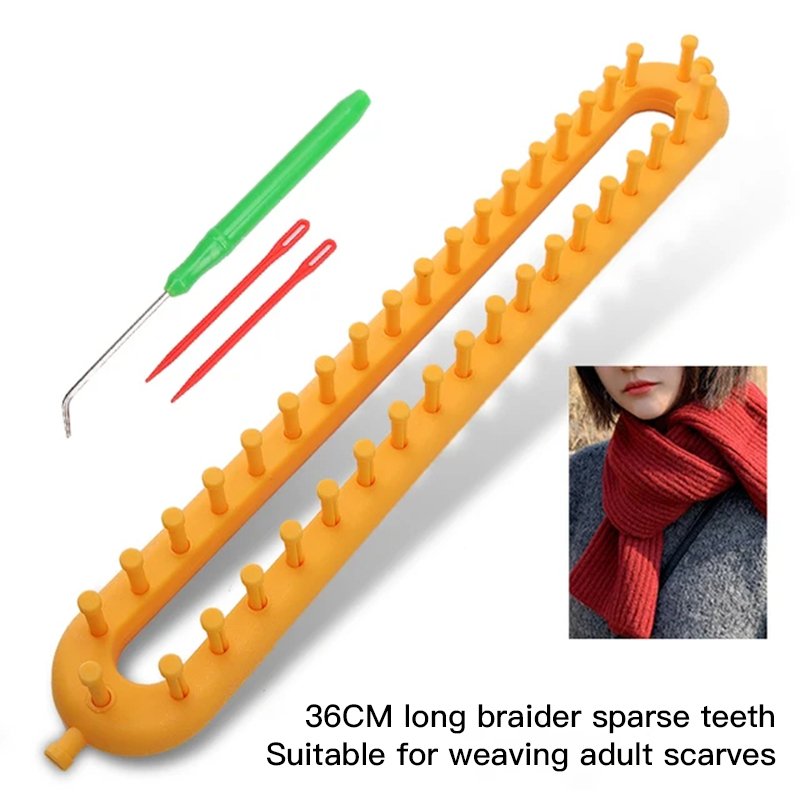 Rectangle Round Knitting Loom Weaving Scarf Sweater Hat Shawl Stitching Knitting Machine DIY Handmade Craft Braiding Tool
