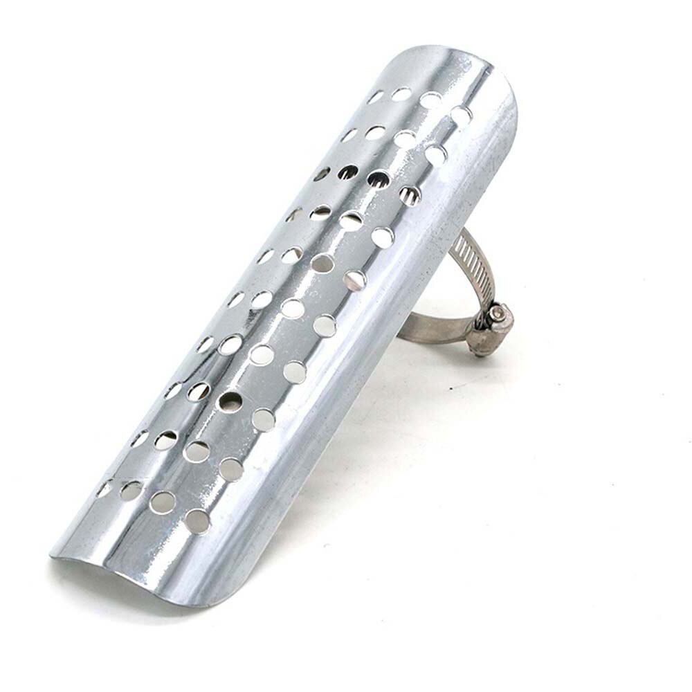 Chrome Scooter motorcycle exhaust Heat Shield moto Exhaust Muffler Pipe Cover Heel Guard For Harley Softail Dyna Cruiser