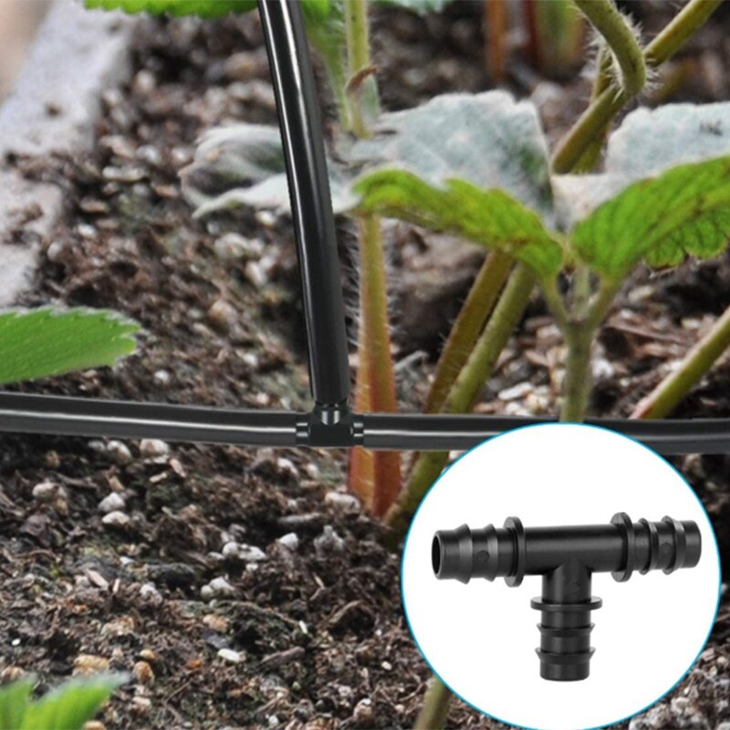 Irrigation Fittings Kit for 1/2 inch Tubing- Barbed Connectors (Rain Bird 16mm .520 ID)Drip or Sprinkler Systems