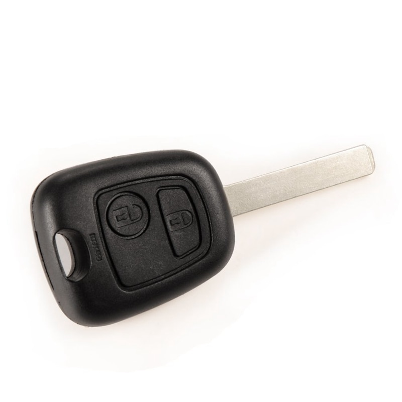 Shell sleutel plip voor remote auto Peugeot 207 307 407 107 307 SW 308 2 fob knoppen doos