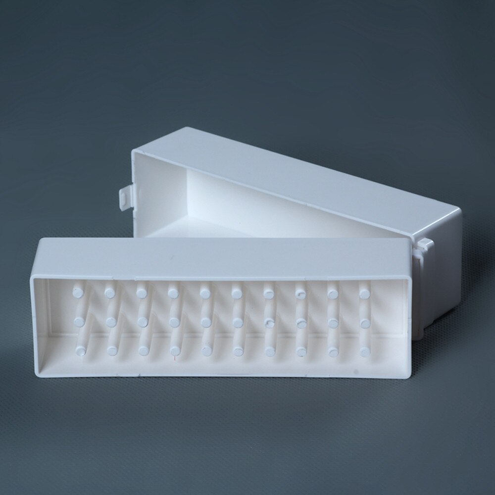 30 Holes Nail Drill Bits Holder Stand Display Large Storage Box Organizer Display Standing Container Manicure Tool #C