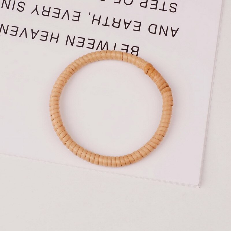 Trendy Houten Charm Bangle Voor Vrouwen Meisjes Bohemen Accessoire Rotan Weven Braceletr Hout Armbanden Set: big