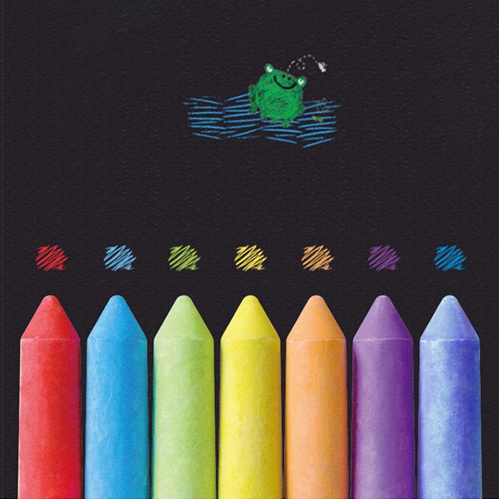 20Pcs Dustless Thick Chalk Kids Scrawling Painting Washable Pastel School Supply Chalk Painting Washable Pastel School Supply Ch