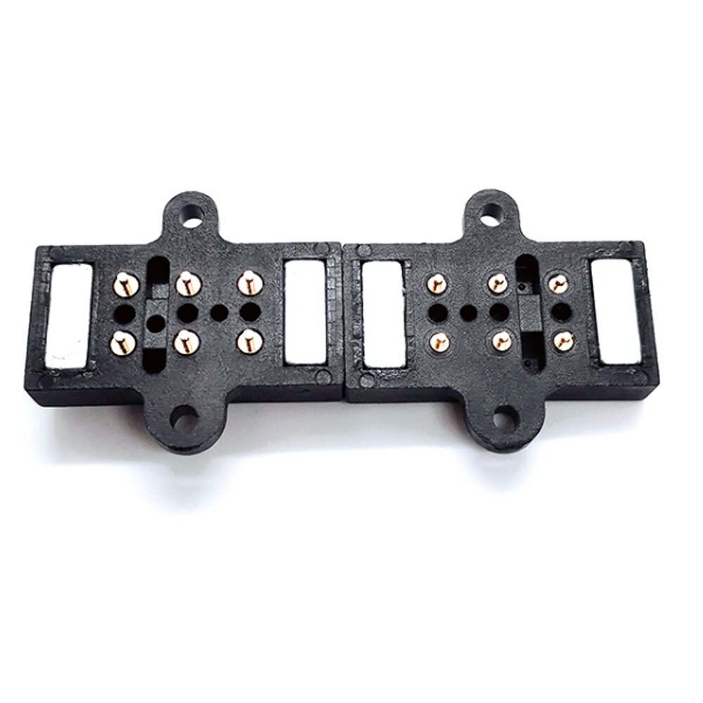 6pin magnetic connector Spring Loaded Magnetic Pogo Pin 6 Positions Magnets PCB Solder Male Female Probe With mounting holes