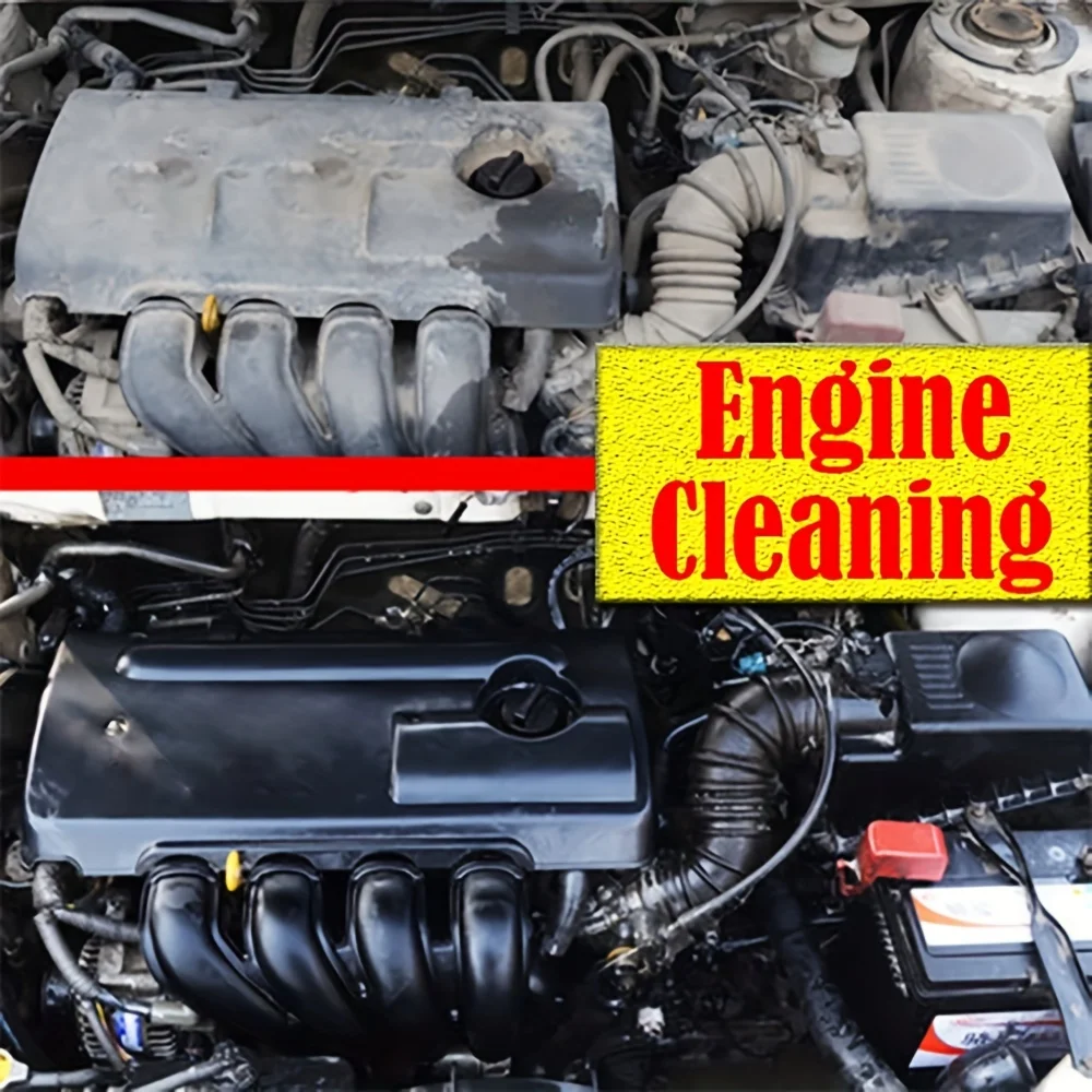 Engine Bay Cleaner Engine Shine Protector Detailer Decontamination Deep Degreasing Compartment Heavy Dust Car Cleaning Tools