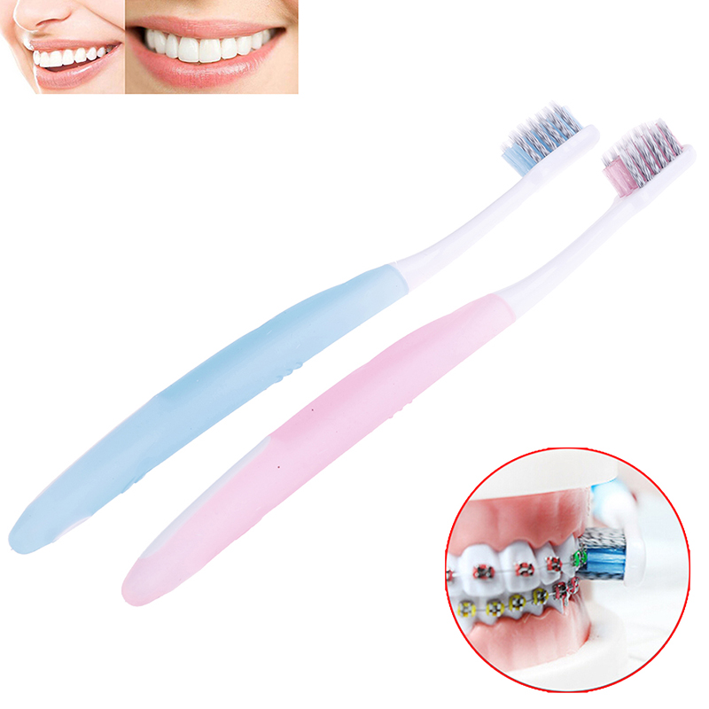 U Vorm Orthodontische Tandenborstel Haren Tanden Borstel Brace Interdentale Denta Floss Brace Tandenborstel Kleine Hoofd