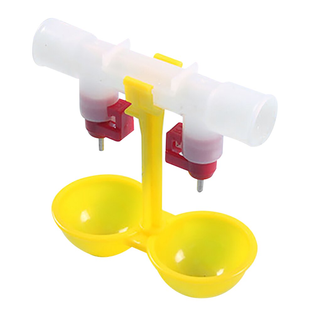 OTOTEC 10x Hühner-Trinknippel & 10x PVC T-Stück – 1/8″ Gewinde, Für 3/4″ Rohr, Geflügel-Wasserversorgung