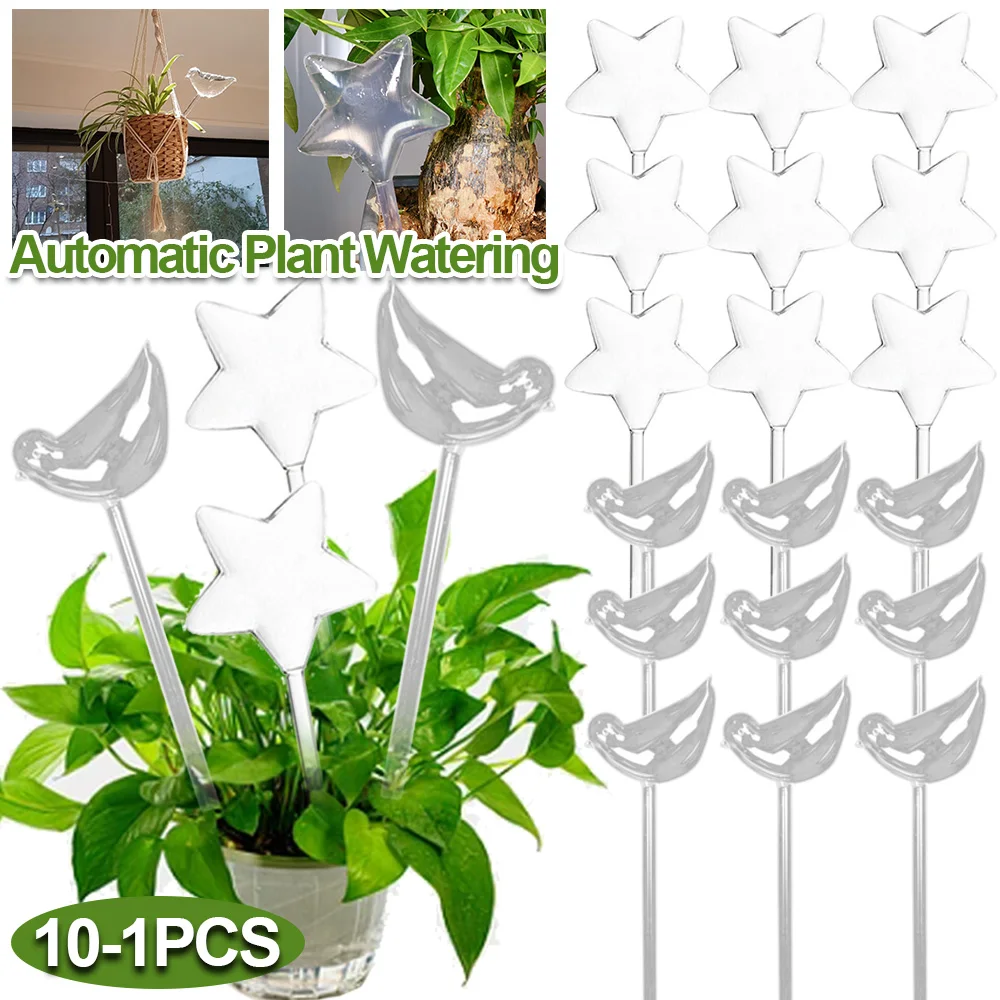 Gotero automático de riego por goteo para plantas, botella de agua con forma de pájaro, maceta de flores, herramientas de jardín para el hogar