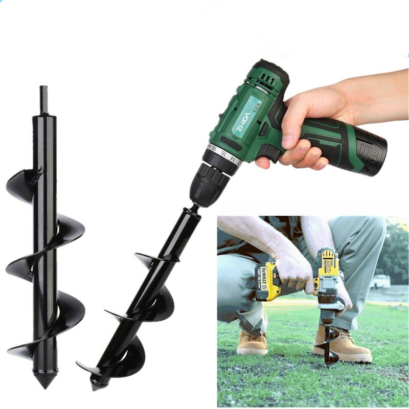 1PCS Earth Auger Hole Digger Tools Planting Machine Drill Bit Fence Borer Petrol Post Hole Digger Garden Tool