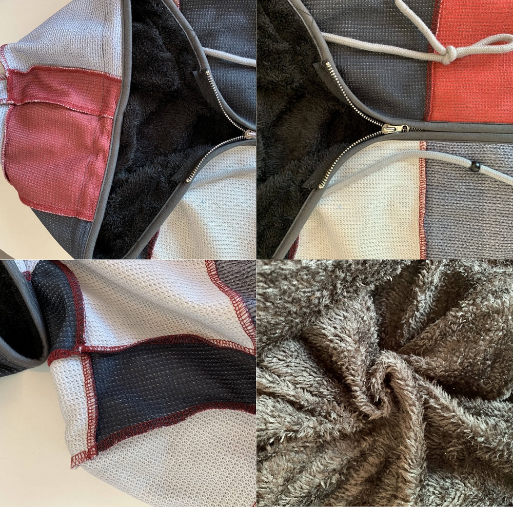 Retro masculino cor angustiada costura cardigan camisola outono inverno casual camisola com capuz plus size 4xl cores combinando camisolas