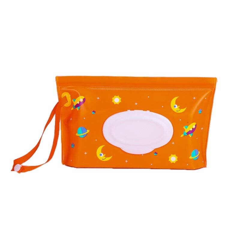 Draagbare Baby Natte Doekjes Doos Doekjes Container Milieuvriendelijke Dragen Clamshell Cosmetische Schoonmaken Doekjes Gevallen: 3