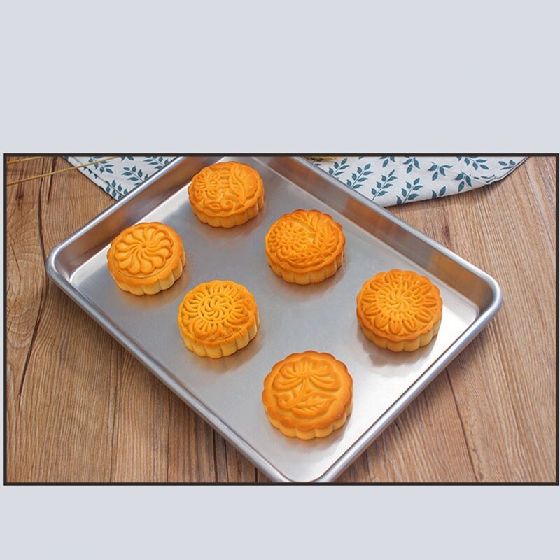Baking Tray Rectangle Oven Baking Form Aluminium Cake Pan S/L Size Non-Stick Biscuit Cookie Macaroon Pastry Tools Bakeware Set