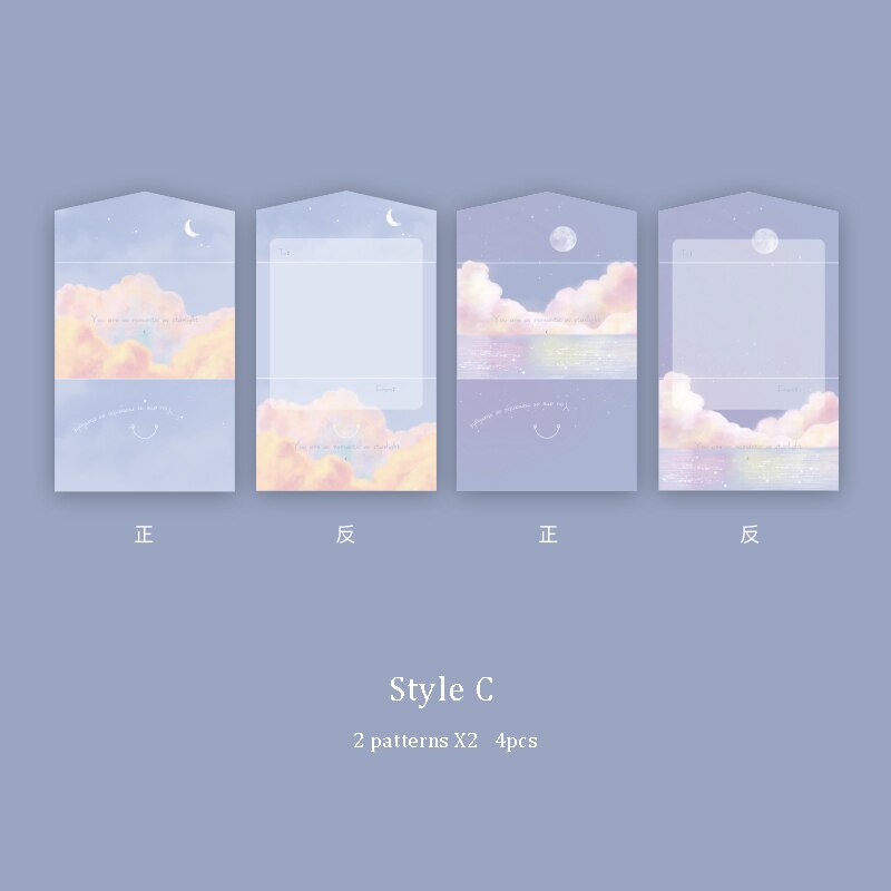 Mr.paper 4 Styles Greeting Cards With Envelope Invitation Envelopes for Cards Handmade DIY Wedding Party Invitation Envelopes: C